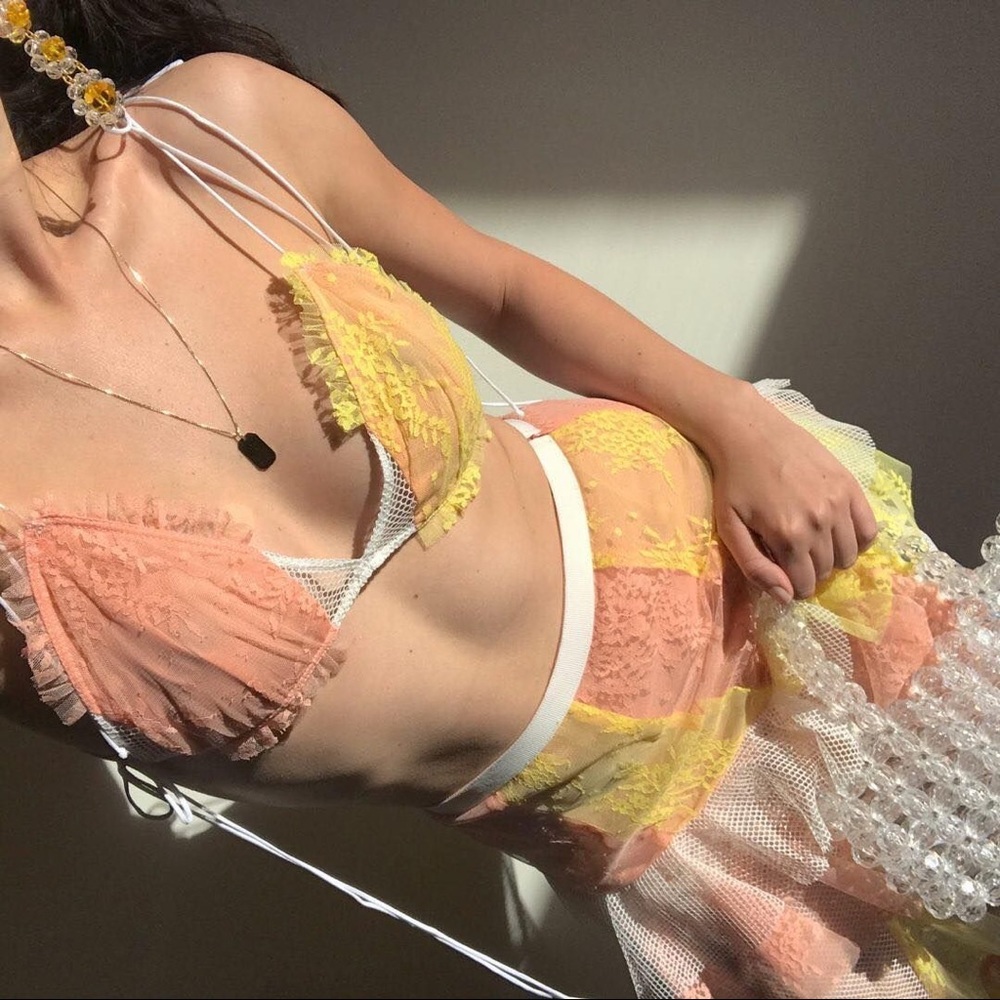 FOR LOVE & LEMONS SORBET LACE SET